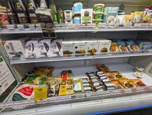 Vegan things at Commonsense Organics in Lower Hutt