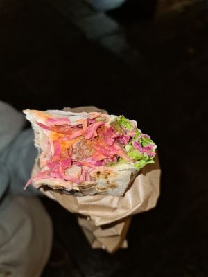 Falafel size M at Muhudo Falafel Shop in Tbilisi