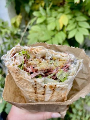 Falafel medium spicy   at Muhudo Falafel Shop in Tbilisi