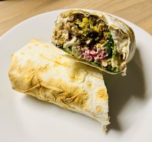 Medium falafel wrap  at Muhudo Falafel Shop in Tbilisi