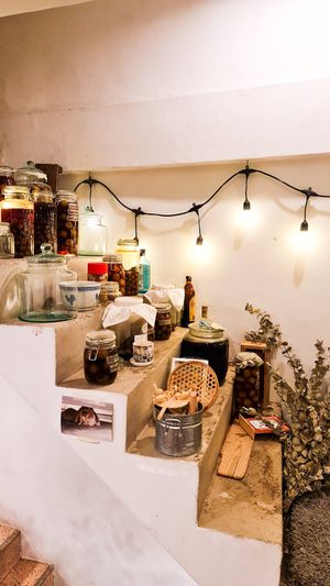 Nice decor inside at Better Moon - Refill Station in Bangkok