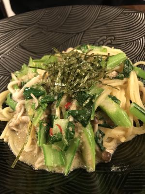Pasta at Vege&bar Shinbar in Toyama