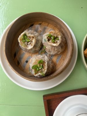 Rice filled dumplings  at Dumplings Cafe in Galle