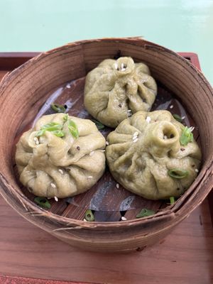 Steamed Baozi with tofu ≈ 1500 rupees  at Dumplings Cafe in Galle