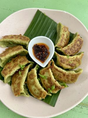 Vegetable dumplings  at Dumplings Cafe in Galle