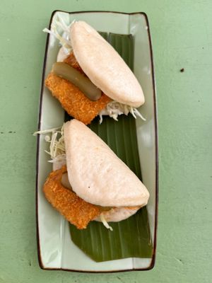 Fried tofu buns  at Dumplings Cafe in Galle
