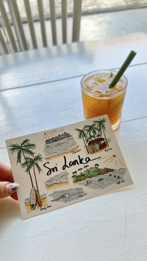 Summer breeze drink  at Dumplings Cafe in Galle