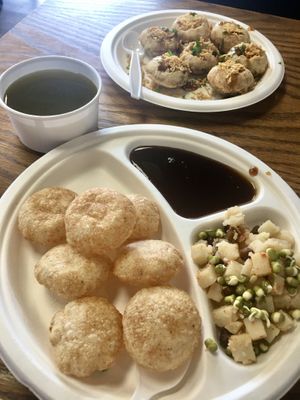 Pani poori  at Chaat House in Sunnyvale