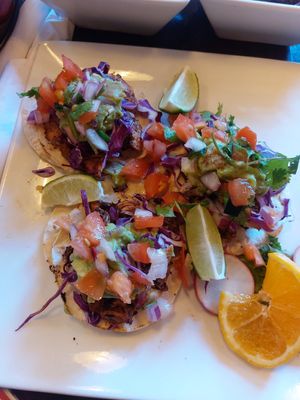 Jackfruit tacos at The Miner's Cafe in Jerome
