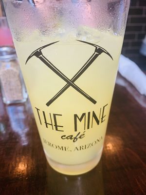 Pineapple lemonade at The Miner's Cafe in Jerome