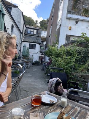 Lovely little courtyard with a great atmosphere   at The Courtyard in Looe