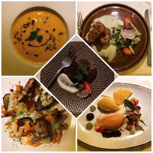 Vegan 4-courses menu  at im Vorderhus in Wehr