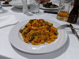 vegan paella at Capri in Calpe