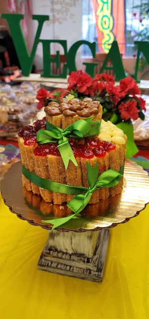 Churro Cake at Pasteles Finos Del Angel in Tacoma