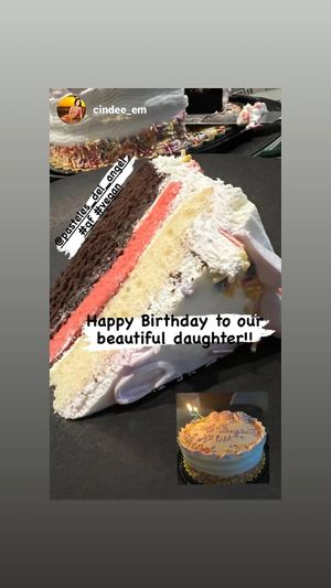 Vegan  and gluten free  trio cake at Pasteles Finos Del Angel in Tacoma