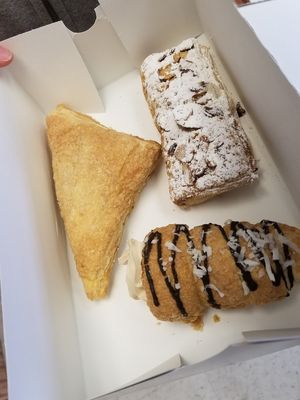 Guava turnover and two other tasty treats at Pasteles Finos Del Angel in Tacoma