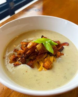 Potato soup  at The Littlest Bake Shop in Kansas City