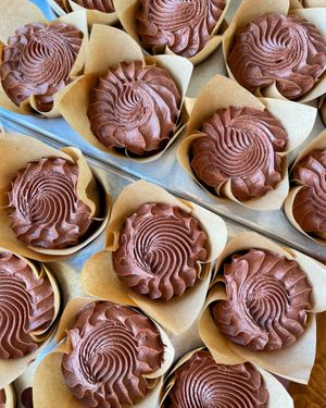 Ultimate chocolate cupcake  at The Littlest Bake Shop in Kansas City