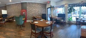 Seating  at Green Fusion in Ridgewood