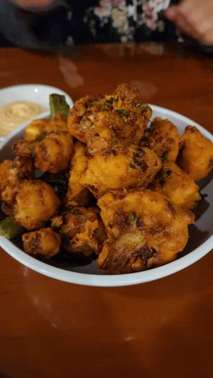 Curry Cauliflower Wings at Green Fusion in Ridgewood