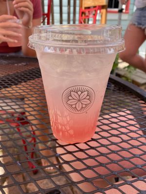 Lavender lemonade... super yummy! at The Red Bird Cafe in Roslyn