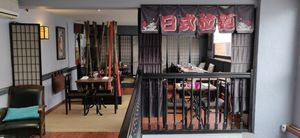 The upper floor at Sushi Pearl in Vannes