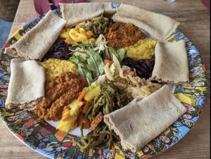 le veggie for two at Chez Ama in Aix-en-provence