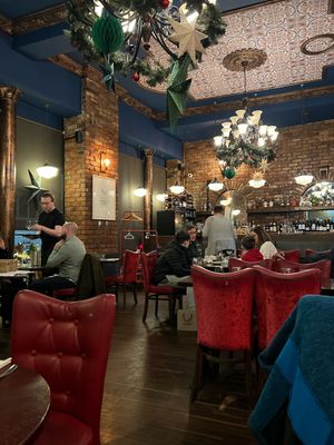 Plush interiorr  at Bank Square Brasserie in Belfast