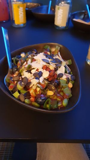 Brown rice bowl with tofu. at Yuícery - Hospitalstraße in Stuttgart