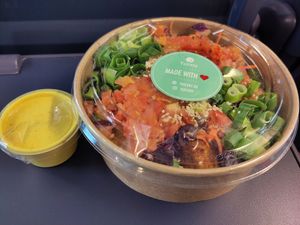 Pumpkin falafel bowl (take away) at Yuícery - Hospitalstraße in Stuttgart