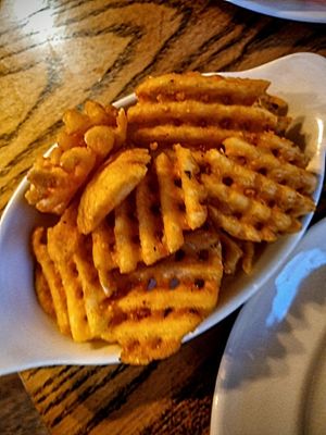 Waffle Fries at Station Promenade in Morecambe
