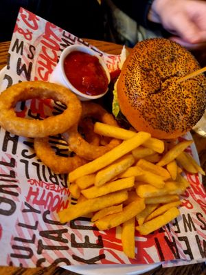 Vegan Burger at Station Promenade in Morecambe
