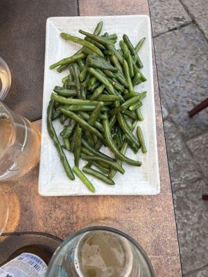 Beans with olive oil & garlic   at A'nica in Palermo