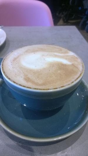 Salted caramel cappuccino at The Nest in Gateshead