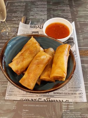 Vegan Thai nems at Coco in De Panne