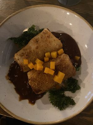 Pyszne wegańskie krokiety 😻  at Pochlebna in Wroclaw