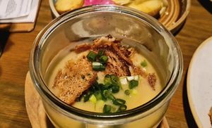 Vegan cauliflower soup 🌱👍 at Pochlebna in Wroclaw