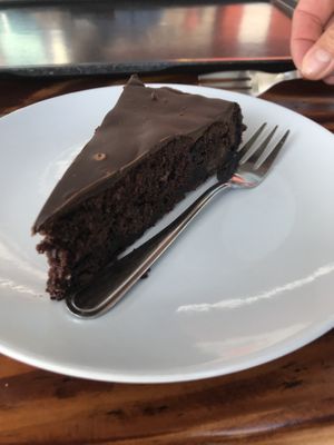 Vegan chocolate cake  at Primesurf Fehmarn in Fehmarn