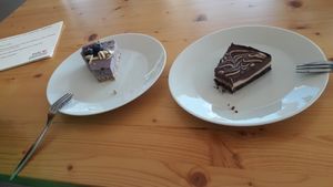 Delicious and creamy raw vegan cakes at Primesurf Fehmarn in Fehmarn