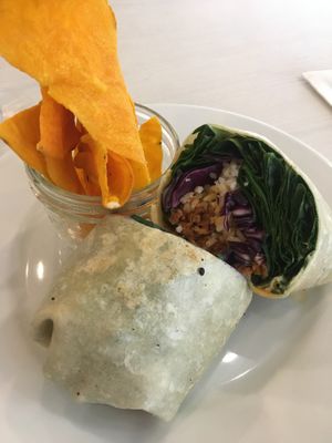 Vegan burrito   at Giornale - Nomad Mítikah in Mexico City