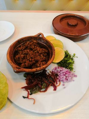 Barbacoa de berenjena at Giornale - Nomad Mítikah in Mexico City