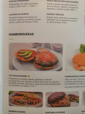 Menu at Giornale - Nomad Mítikah in Mexico City
