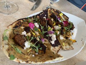 Appetizer pizza at Pine in Hanover