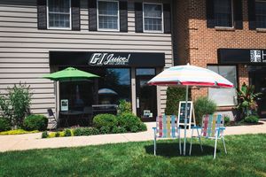 Front of Store in Buckingham Green Shopping Center at GI Juice & Java in Buckingham