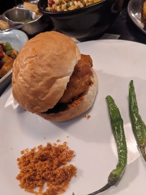 Vada pau at Dishoom - King's Cross in London