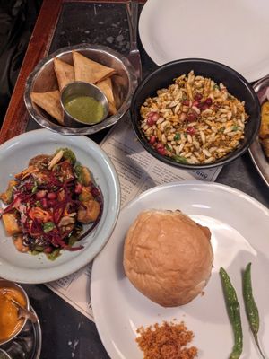 Bhel at Dishoom - King's Cross in London