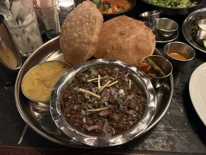 Chole Puri  at Dishoom - King's Cross in London