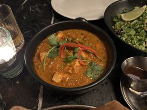Mattar Paneer (vegetarian)  at Dishoom - King's Cross in London