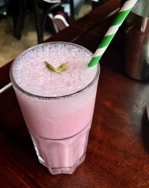Vegan lassi   at Dishoom - King's Cross in London