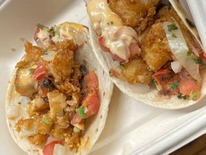 Vegan cauliflower tacos  at DTW - Plum Market in Romulus